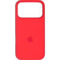 Чехол Silicone Case для Apple iPhone 17 Pro Max Red AA