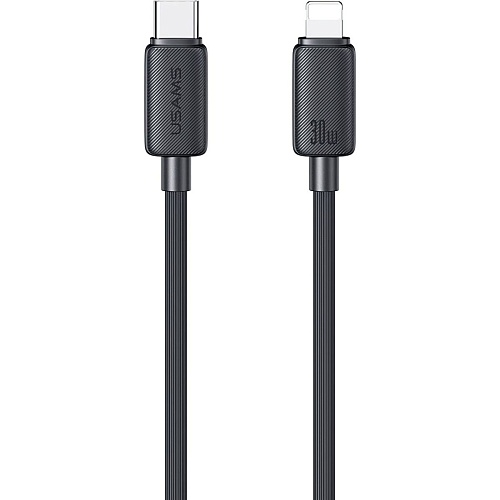 Кабель Usams US-SJ692 USB-C to Lightning 30W 1m Black