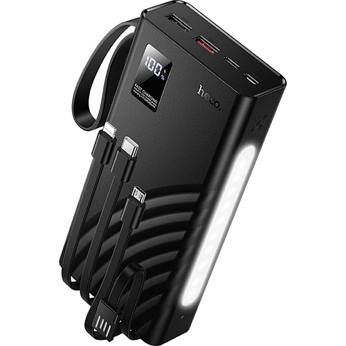 Зовнішній акумулятор Hoco J155 Shine 20000mAh 22.5W Black - придбати в Дніпрі, Україні: ціна, характеристики | інтернет-магазин TOUCH
