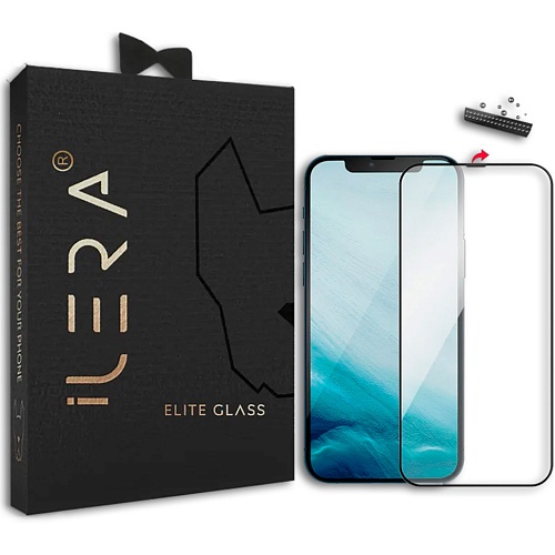 Защитное стекло iLera Pro Instalation Tool with Deluxe Full Cover для Apple iPhone 14 Plus/13 Pro Max (iLFCDL14Pl)