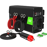 Автомобільний інвертор Green Cell Car Power Inverter 24V to 230V 300W/600W Pure Sine (INV14) - придбати в Дніпрі, Україні: ціна, характеристики | інтернет-магазин TOUCH Автомобільний інвертор Green Cell Car Power Inverter 24V to 230V 300W/600W Pure Sine (INV14) - придбати в Дніпрі, Україні: ціна, характеристики | інтернет-магазин TOUCH