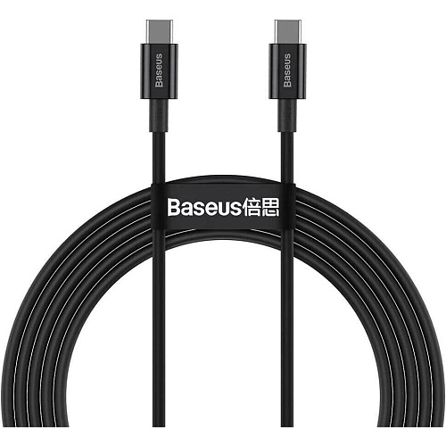 Кабель Baseus Superior Series Fast Charging USB-C to USB-C 100W 2m Black (CATYS-C01)