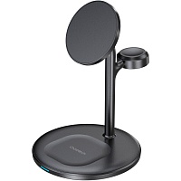 Беспроводное зарядное устройство Choetech T585-F 3in1 Magnetic Wireless Charging Black