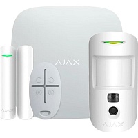 Комплект охранной сигнализации Ajax StarterKit Cam Plus (White) Комплект охранной сигнализации Ajax StarterKit Cam Plus (White)