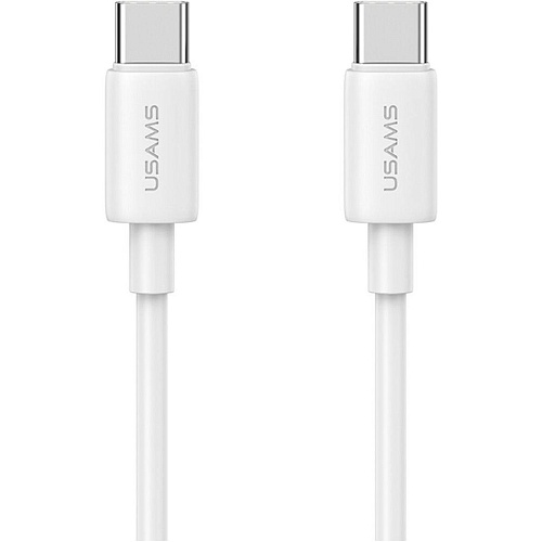 Кабель Usams US-SJ711 USB-C to USB-C 60W 1m White (SJ711USB02)