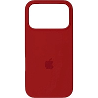 Чехол Silicone Case для Apple iPhone 17 Pro Berry Red AA