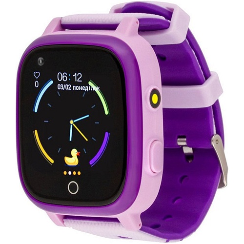 Дитячий водонепроникний смарт-годинник AmiGo GO005 4G WIFI Thermometer Purple - придбати в Дніпрі, Україні: ціна, характеристики | інтернет-магазин TOUCH