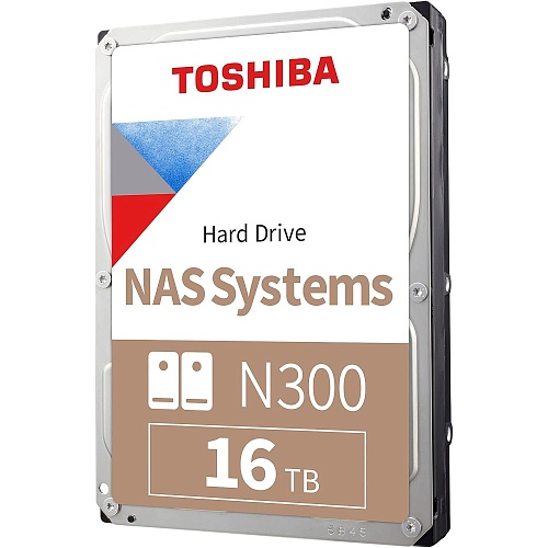 Жесткий диск 3.5" Toshiba N300 16TB SATA 512MB (HDWG51GUZSVA)