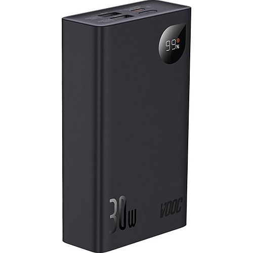 Внешний аккумулятор Baseus Adaman 2 Metal Digital Display 20000mAh 30W Black (PPAD050001)