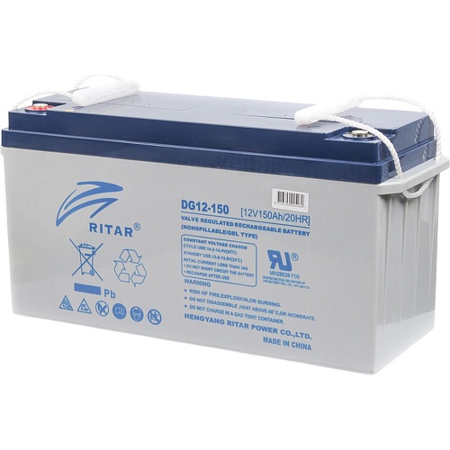 Акумулятор Ritar GEL 12V (12V/150Ah/1800Wh) (DG12-150) - придбати в Дніпрі, Україні: ціна, характеристики | інтернет-магазин TOUCH