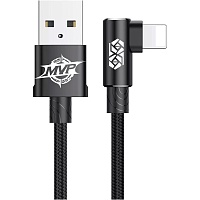 Кабель Baseus MVP Elbow USB-A to Lightning 1m Black (CALMVP-01)