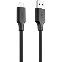 Кабель Proove Striped Silicone USB-A to Lightning 1m Black (CCSS00001101) Кабель Proove Striped Silicone USB-A to Lightning 1m Black (CCSS00001101)