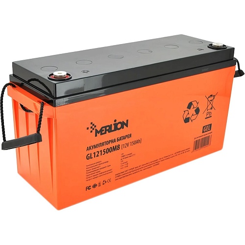 Аккумулятор Merlion GEL 12V (12V/150Ah/1800Wh) (GL121500M8)