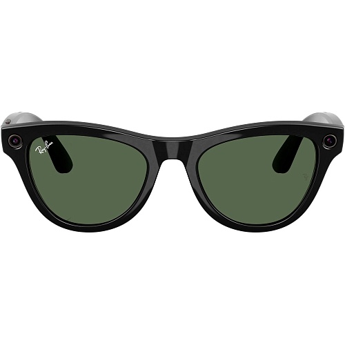 Смарт-окуляри Ray-Ban Meta Skyler Shiny Black/G-15 Green (RW4010 601/71 52-20) - придбати в Дніпрі, Україні: ціна, характеристики | інтернет-магазин TOUCH