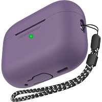 Чехол AhaStyle Colorful Silicone Case для AirPods Pro 2 Dark Purple (CP-187-2-C-DP) Чехол AhaStyle Colorful Silicone Case для AirPods Pro 2 Dark Purple (CP-187-2-C-DP)