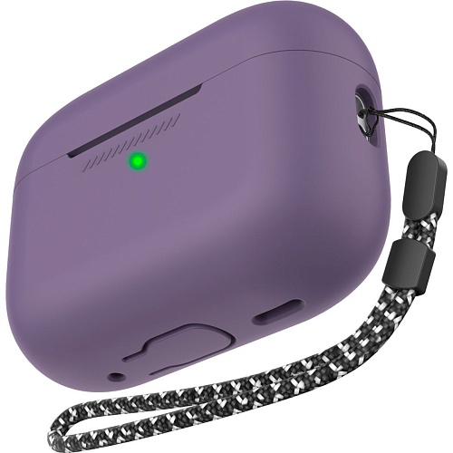 Чехол AhaStyle Colorful Silicone Case для AirPods Pro 2 Dark Purple (CP-187-2-C-DP)