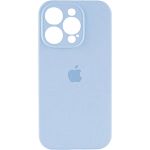 Чехол Silicone Case Camera Protect для Apple iPhone 16 Pro Mist Blue AA