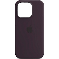 Чехол Silicone Case для Apple iPhone 15 Pro Max Elderberry AA