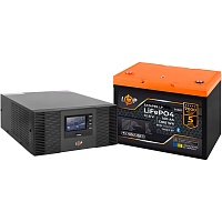 Источник бесперебойного питания (ИБП) LogicPower B1500 + АКБ LiFePO4 1280Wh (36810)