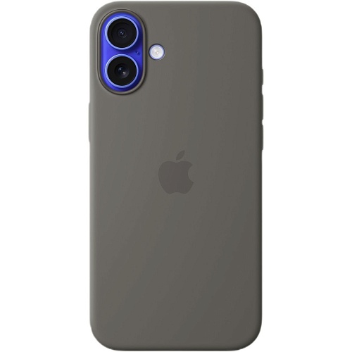 Чехол Apple Silicone Case with MagSafe для iPhone 16 Plus Stone Gray (MYYC3ZM/A)