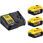 Аккумуляторы к электроинструменту + зарядное устройство DeWalt DCB115P3-QW