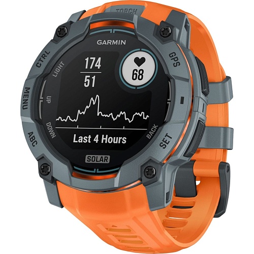 Смарт-часы Garmin Instinct 3 Solar 50mm Twilight with Solstice Band (010-02935-01)