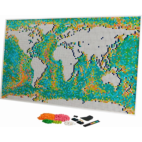 Конструктор LEGO Art Карта мира (31203) - придбати в Дніпрі, Україні: ціна, характеристики | інтернет-магазин TOUCH