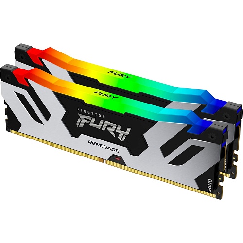 Модуль пам'яті DDR5 Kingston FURY Renegade RGB 2x16GB 6400MHz Silver/Black (KF564C32RSAK2-32) - придбати в Дніпрі, Україні: ціна, характеристики | інтернет-магазин TOUCH