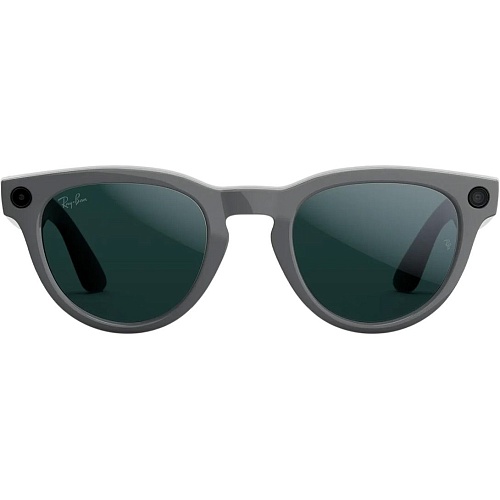 Смарт-очки Ray-Ban Meta Headliner Gen 2 Standart Shiny Asteroid Grey Frame / Clear to Emerald Transitions (RW4013 6702CE 50-23)