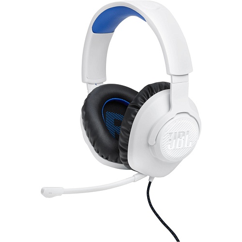 Игровые наушники JBL Quantum 100P Console White (JBLQ100PWHTBLU)