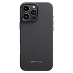 Чохол Pitaka Military-Grade Protective Case для Apple iPhone 16 Pro Max Twill 600D Black/Grey (KI1601PMPA)