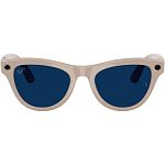 Смарт-очки Ray-Ban Meta Skyler Shiny Chalky Gray/Clear Sapphire Transition (RW4010 6700MF 52-20)