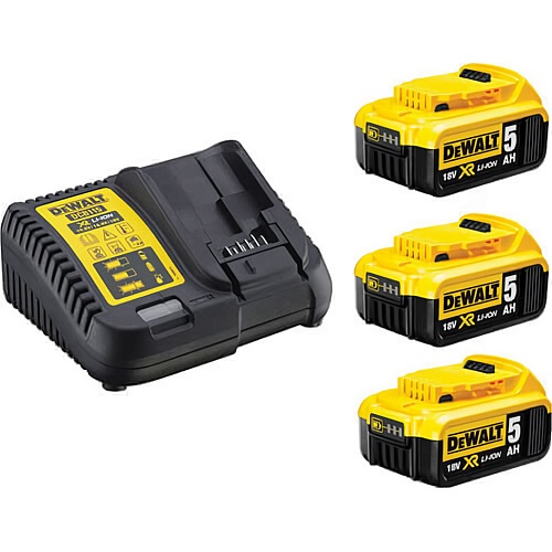 Аккумуляторы к электроинструменту + зарядное устройство DeWalt DCB115P3-QW