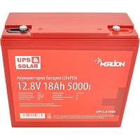 Аккумулятор Merlion LiFePO4 12V (12,8V/18Ah/230,4Wh) (LFP12.8-18US) Аккумулятор Merlion LiFePO4 12V (12,8V/18Ah/230,4Wh) (LFP12.8-18US)