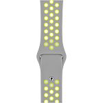 Ремешок Sport Nike для Apple Watch 42/44/45/46/49mm Gray/Yellow