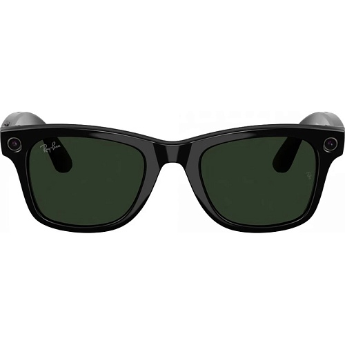 Смарт-очки Ray-Ban Meta Wayfarer Gen 2 Shiny Black Frame / Clear to Graphite Green Transitions Lens (RW4012 601/1M 53-22)