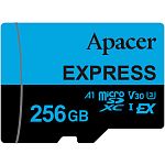 Карта пам'яті Apacer microSDXC 256GB Class 10 UHS-I U3 V30 A1 (AP256GMCEXG3X17-RA)