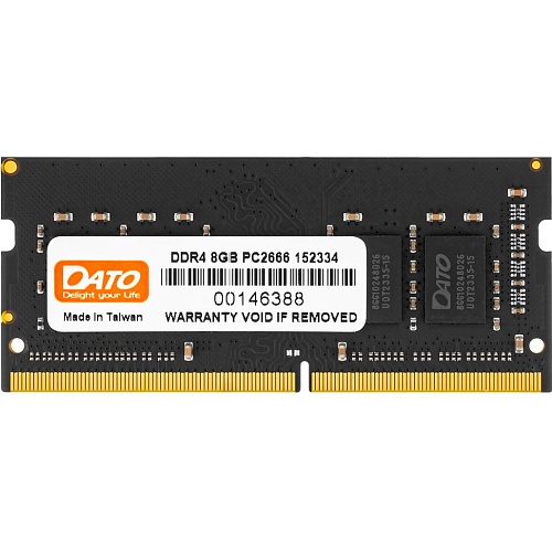 Модуль памяти SO-DIMM DDR4 DATO 8GB 2666MHz (DT8G4DSDND26)