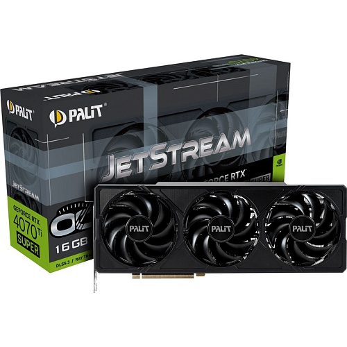 Видеокарта Palit GeForce RTX 4070 Ti SUPER 16G JetStream OC (NED47TSS19T2-1043J)
