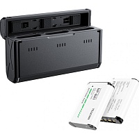 Зарядное устройство Telesin CMR-001 + два аккумулятора Sony NP-BX1 Зарядное устройство Telesin CMR-001 + два аккумулятора Sony NP-BX1