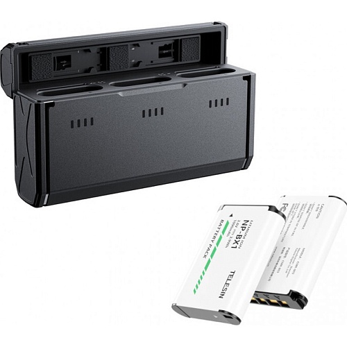 Зарядное устройство Telesin CMR-001 + два аккумулятора Sony NP-BX1