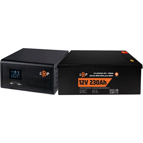 Источник бесперебойного питания (ИБП) LogicPower 430VA + LiFePO4 2944Wh (20480)