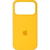 Чехол Silicone Case для Apple iPhone 17 Pro Max Canary Yellow AA