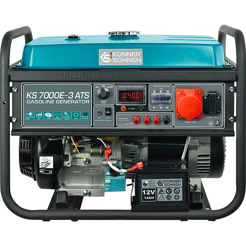 Генератор бензиновий Konner&Sohnen KS 7000E-3 ATS - придбати в Дніпрі, Україні: ціна, характеристики | інтернет-магазин TOUCH
