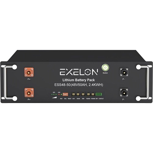 Аккумулятор Exelon LiFePO4 48V (48V/50Ah/2400Wh) BMS (ESS-48V-50Ah)