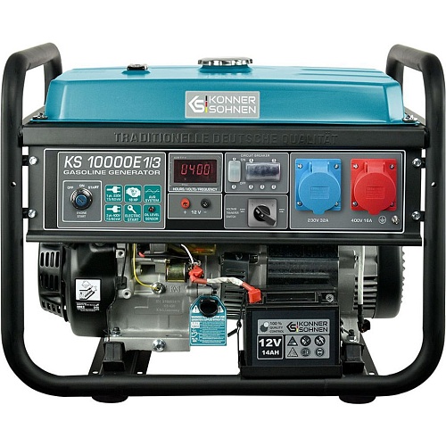 Генератор бензиновий Konner&Sohnen KS 10000E-1/3 - придбати в Дніпрі, Україні: ціна, характеристики | інтернет-магазин TOUCH