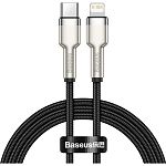 Кабель Baseus Cafule Metal USB-C to Lightning PD 20W 0.25m Black (CATLJK-01)