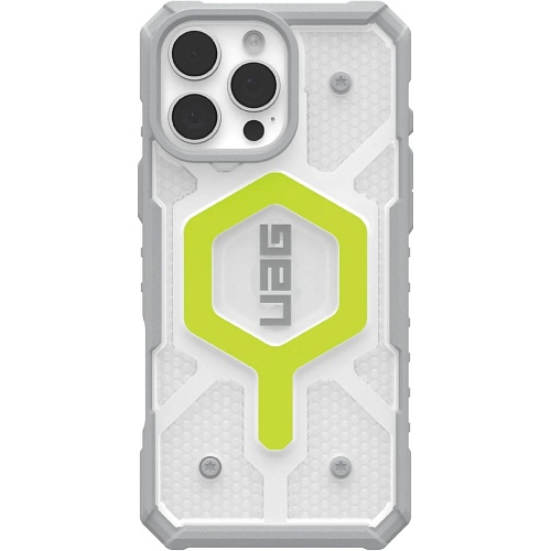 Чехол UAG Pathfinder Mag Clear для Apple iPhone 16 Pro Max All Light Green AAA 