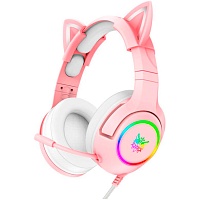 Игровые наушники Onikuma K9 Cat 7.1mm Pink Игровые наушники Onikuma K9 Cat 7.1mm Pink