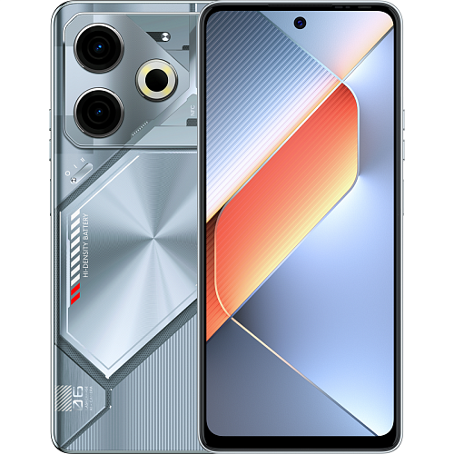 Смартфон Tecno Pova 6 Neo LI6 8/256GB Starry Silver (4894947023637)